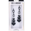 Sex & Mischief Heart Nipple Ties